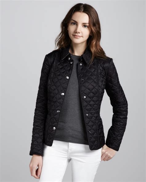 burberry brit heritage quilted jacket reviews|burberry quilted jacket sale women.